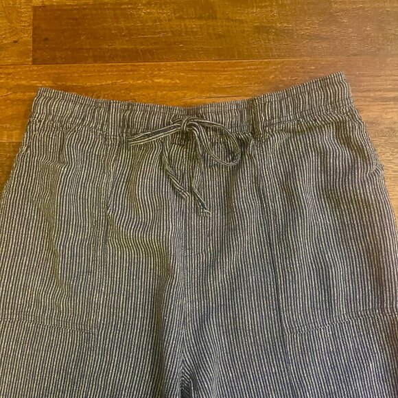 Time and Tru Drawstring Pants Womens Blue & Gray Stripe Size XXXL 22 - Picture 2 of 10